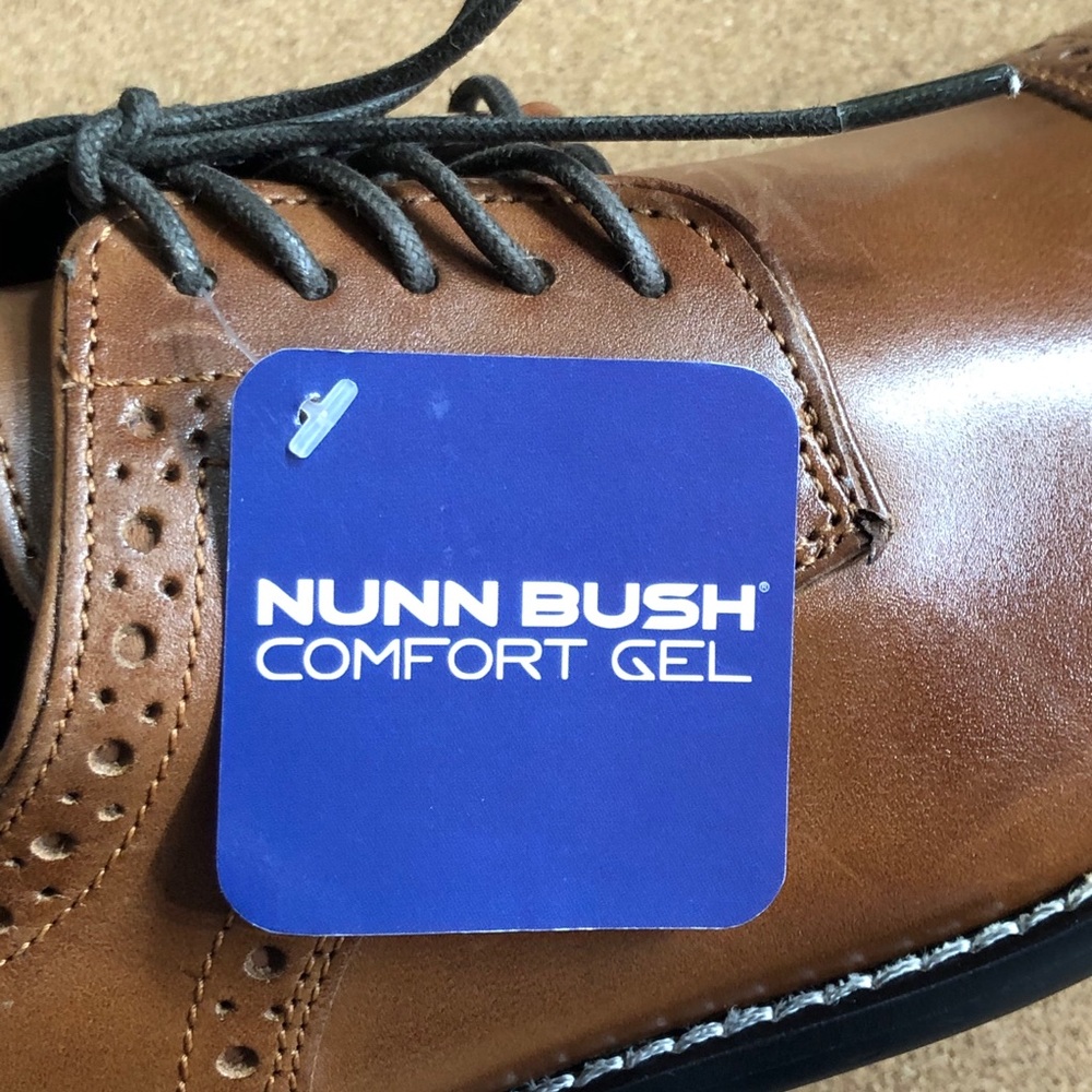 Nunn Bush Men's Shoes Cap Toe Oxford Comfort Gel - Picture 15 of 16